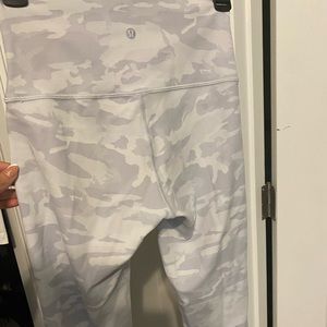 Lululemon White Camo Leggings